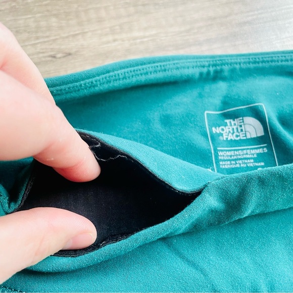 North Face Teal Chevron Athletic Leggings Small - Picture 5 of 10